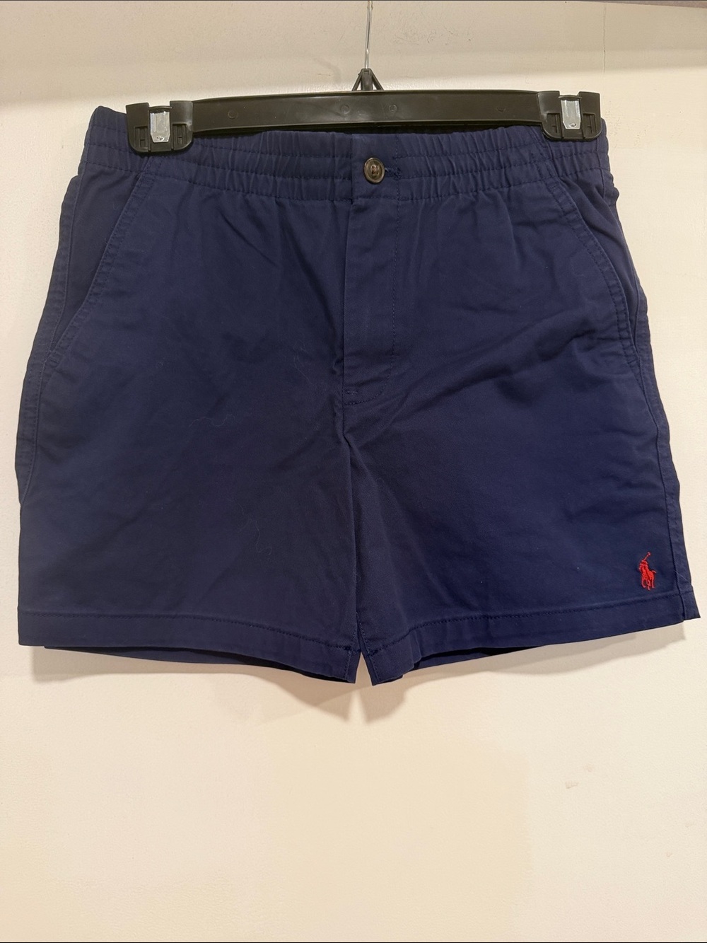 NWT Polo by Ralph Lauren Navy Stretch Chino Shorts Size Boys 14